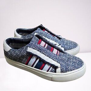 Tory Burch Tory Sport Slip-on Gemini Jacquard Ruffle Sneaker